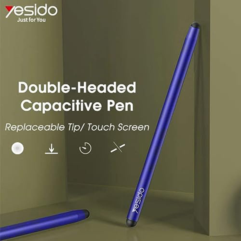 Stylus Yesido Stylus Pen (ST01), Aluminum Alloy, Android, iOS, Microsoft, Albastru