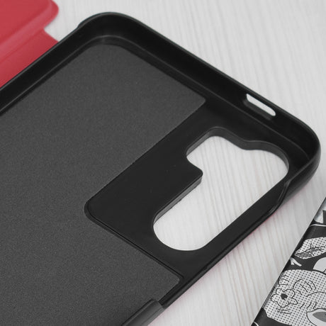 Husa de protectie Techsuit eFold Series compatibil cu Samsung Galaxy S23 FE, Rosu