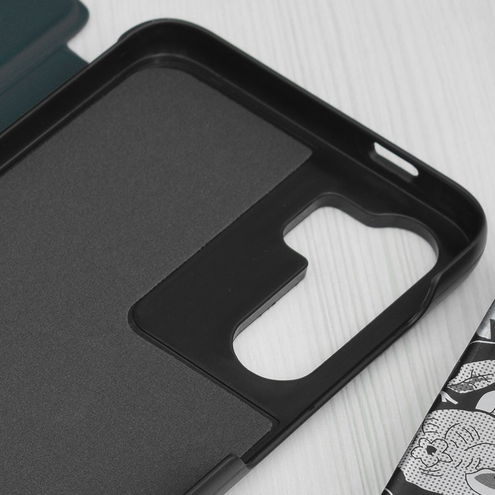 Husa de protectie Techsuit eFold Series compatibil cu Samsung Galaxy S23 FE, Verde Inchis