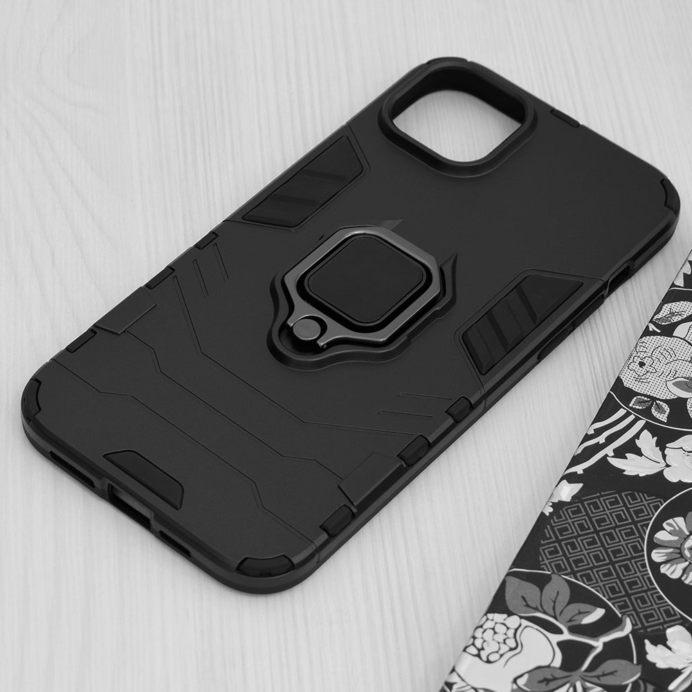 Husa de protectie Techsuit Silicone Shield compatibil cu iPhone 15 Plus, Negru