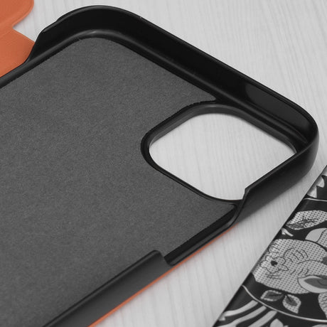 Husa de protectie Techsuit eFold Series compatibil cu iPhone 15 Plus, Portocaliu