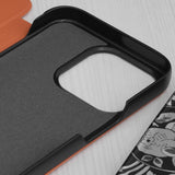 Husa de protectie Techsuit eFold Series compatibil cu iPhone 15 Pro, Portocaliu