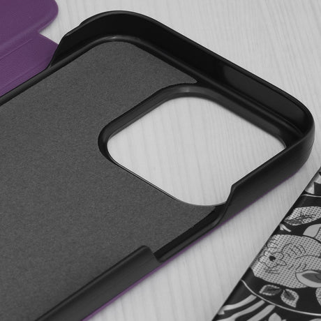 Husa de protectie Techsuit eFold Series compatibil cu iPhone 15 Pro, Mov