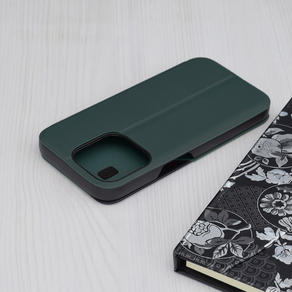 Husa de protectie Techsuit eFold Series compatibil cu iPhone 15 Pro, Verde Inchis