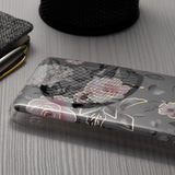 Husa de protectie Techsuit Marble Series compatibil cu iPhone 15 Plus, Bloom of Ruth Gray
