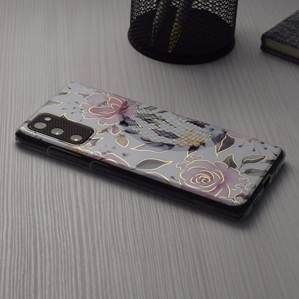 Husa de protectie Techsuit Marble Series compatibil cu iPhone 15 Plus, Chloe White