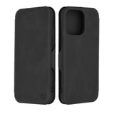 Husa de protectie Techsuit Safe Wallet Plus compatibil cu iPhone 15 Pro Max, Negru