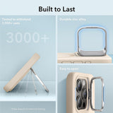 Husa de protectie ESR Cloud Soft HaloLock Kickstand compatibil cu iPhone 15 Pro, Light Tan