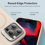 Husa de protectie ESR Cloud Soft HaloLock Kickstand compatibil cu iPhone 15 Pro, Light Tan