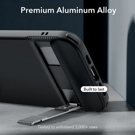 Husa de protectie ESR Air Shield Boost Kickstand compatibil cu iPhone 15 Plus, Translucent Black