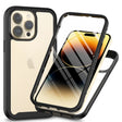 Folie de protectie Techsuit Defense360 Pro + compatibil cu iPhone 15 Pro, Negru