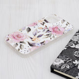 Husa de protectie Techsuit Marble Series compatibil cu iPhone 15 Plus, Chloe White