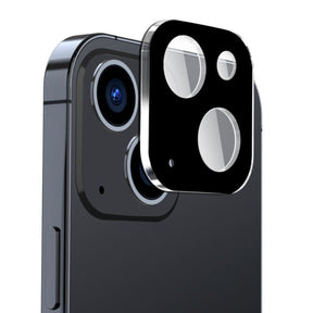 Folie de protectie Techsuit Full Camera Glass compatibil cu iPhone 15 / iPhone 15 Plus, Negru