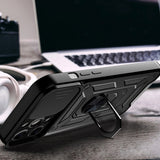 Husa de protectie Techsuit CamShield Series compatibil cu iPhone 15, Negru