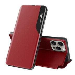 Husa de protectie Techsuit eFold Series compatibil cu iPhone 15 Pro Max, Rosu