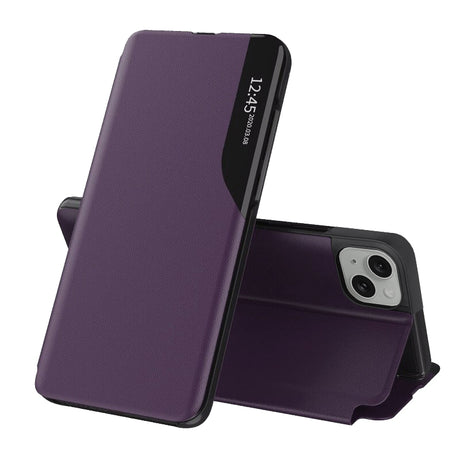 Husa de protectie Techsuit eFold Series compatibil cu iPhone 15 Plus, Mov