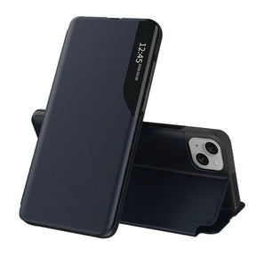 Husa de protectie Techsuit eFold Series compatibil cu iPhone 15 Plus, Albastru Inchis