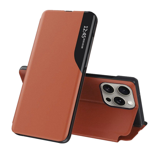 Husa de protectie Techsuit eFold Series compatibil cu iPhone 15 Pro, Portocaliu