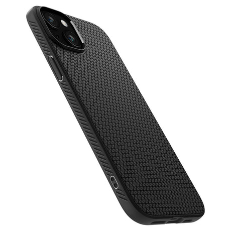 Husa pentru iPhone 15 - Spigen Liquid Air (ACS06790) - Matte Black