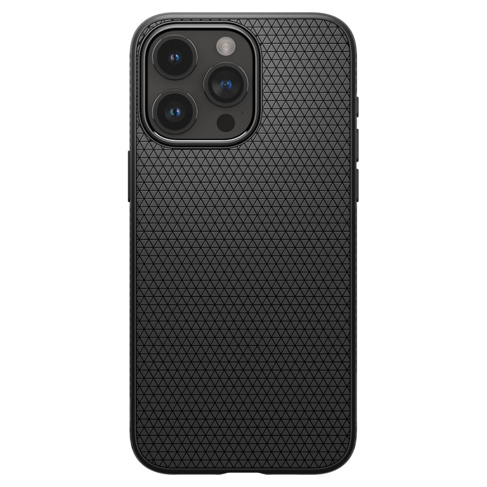 Husa de protectie Spigen Liquid Air (ACS06704) compatibil cu iPhone 15 Pro, Negru Mat
