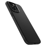 Husa de protectie Spigen Liquid Air (ACS06704) compatibil cu iPhone 15 Pro, Negru Mat