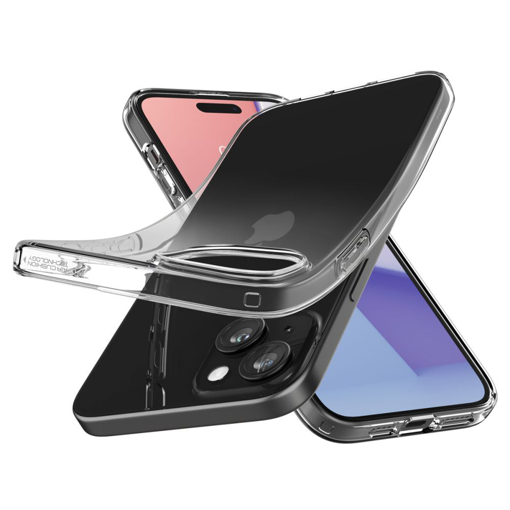 Husa de protectie Spigen Liquid Crystal (ACS06786) compatibil cu iPhone 15, Transparent