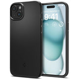 Husa de protectie Spigen Thin Fit (ACS06776) compatibil cu iPhone 15, Negru