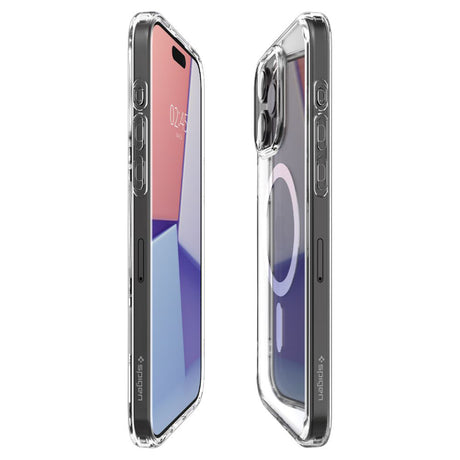 Husa de protectie Spigen Ultra Hybrid MagSafe (ACS06715) compatibil cu iPhone 15 Pro, Alb