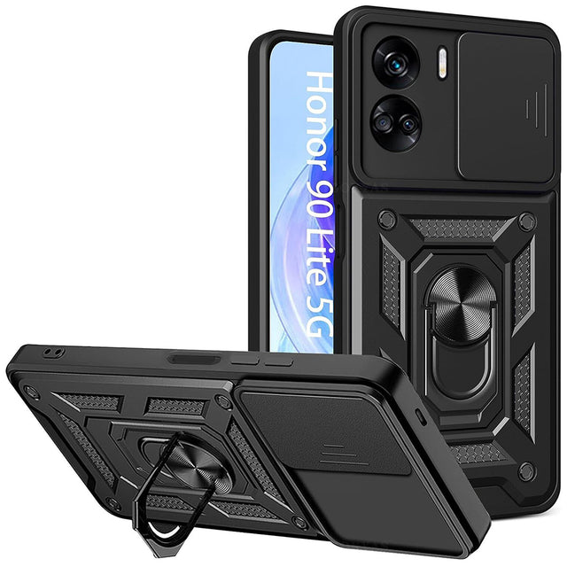 Husa de protectie Techsuit CamShield Series compatibil cu Honor 90 Lite, Negru
