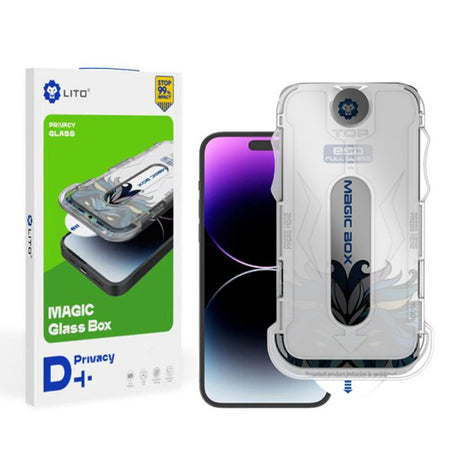 Folie de protectie Lito Magic Glass Box D+ Tools compatibil cu iPhone 11 Pro Max, Privacy