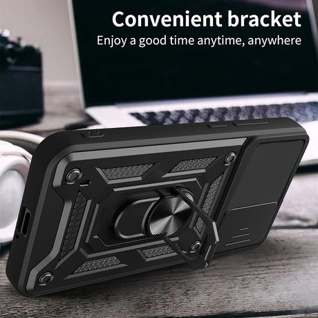 Husa de protectie Techsuit CamShield Series compatibil cu Motorola Edge 40 / Edge (2023), Negru