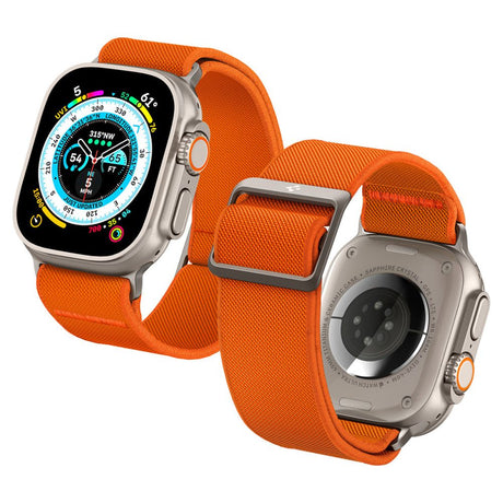 Accesoriu smartwatch Spigen Fit Lite Ultra (AMP05986) compatibil cu Apple Watch 1/2/3/4/5/6/7/8/9/10/SE/SE 2/Ultra/Ultra 2/Ultra 3 (42/44/45/46/49mm), Portocaliu