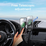 Suport Yesido with Wireless Charging (C197), for Windshield and Dashboard, 15W, Negru