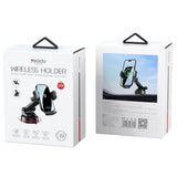 Suport Yesido with Wireless Charging (C197), for Windshield and Dashboard, 15W, Negru