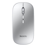 Mouse Yesido (KB15), 800/1200/1600DPI, 2.4G, Argintiu