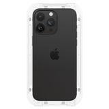 Folie de protectie Spigen (set de 2) Glas.tR EZ-FIT (AGL06893) compatibil cu iPhone 15 Pro, Negru