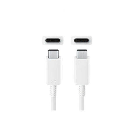 Cablu Samsung Original (EP-DX510JBEGEU), Type-C to Type-C Fast Charging 5A, 1.8m, Alb (Blister Packing)