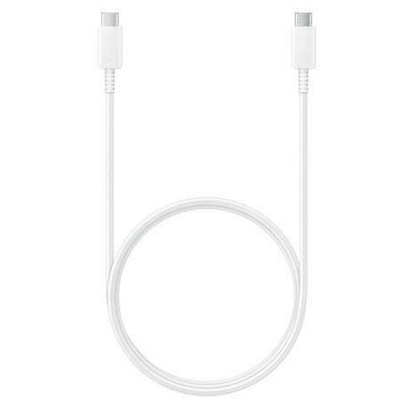 Cablu Samsung Original (EP-DN975BWEGWW), USB-C to Type-C Super Fast Charging 5A, 1m, Alb (Blister Packing)