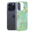 Husa de protectie Techsuit Marble Series compatibil cu iPhone 15 Pro, Verde Hex