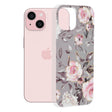 Husa de protectie Techsuit Marble Series compatibil cu iPhone 15, Bloom of Ruth Gray