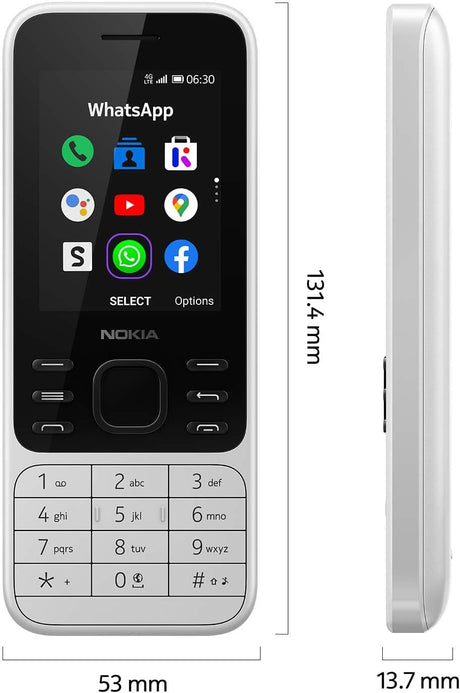 Nokia 6300 2G fekete
