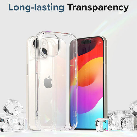 Husa de protectie Ringke Fusion compatibil cu iPhone 15, Transparent