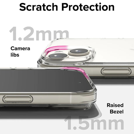 Husa de protectie Ringke Fusion compatibil cu iPhone 15, Transparent