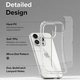 Husa de protectie Ringke Fusion compatibil cu iPhone 15 Pro Max, Transparent