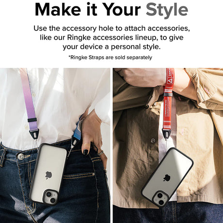 Husa de protectie Ringke Fusion Bold compatibil cu iPhone 15 Plus, Negru