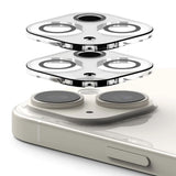 Folie de protectie Ringke Camera Glass (set de 2) compatibil cu iPhone 15 / iPhone 15 Plus, Transparent