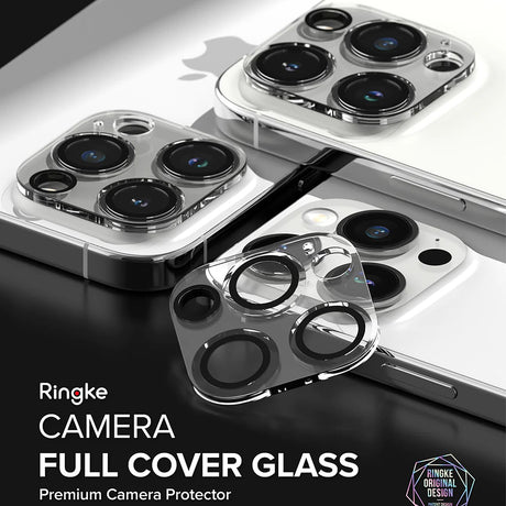 Folie de protectie Ringke Camera Glass (set de 2) compatibil cu iPhone 15 Pro, Transparent