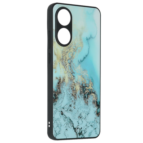 Husa de protectie Techsuit Glaze Series compatibil cu Oppo A78 4G, Albastru Ocean