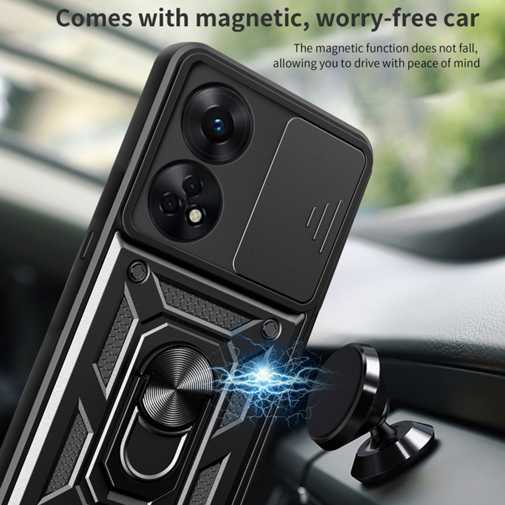 Husa de protectie Techsuit CamShield Series compatibil cu Oppo A78 4G, Negru