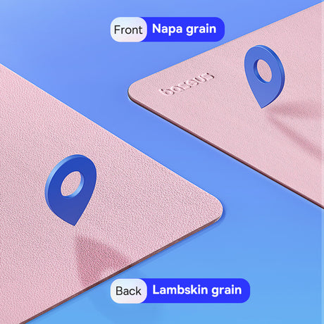 Tastatura/Mouse Baseus Mouse Pad (B01055504411-00), for Office, Gaming, Home, from PU Leather, Roz Pastel